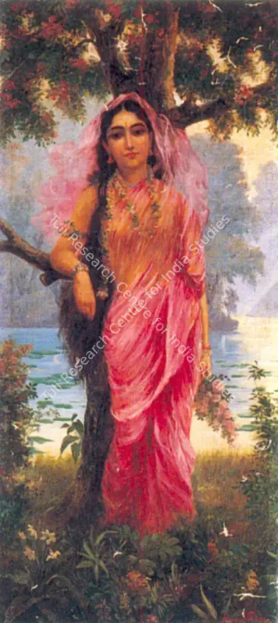 Varma, Raja Ravi (Artist). Vasantasena, n.d. | Painting, So.Lon/25.04.96