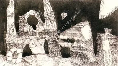Ganesh Pyne (Artist), Untitled, 1975, Drawing