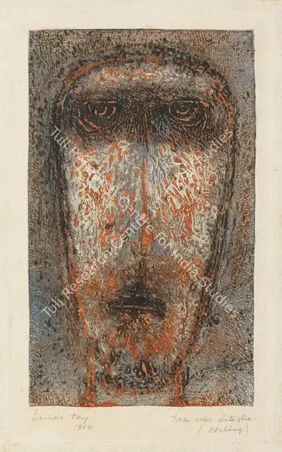 Suhas Roy (Artist), Untitled, 1968, Graphic Art