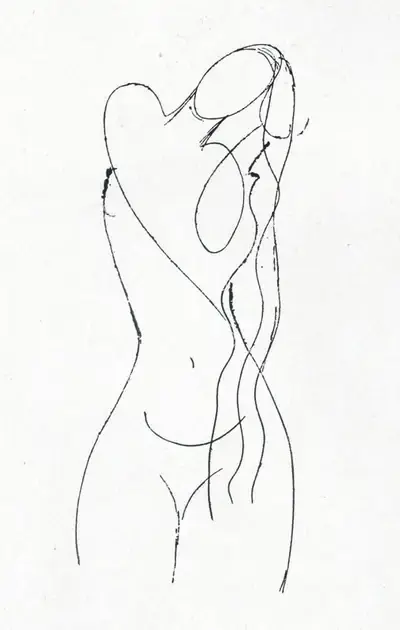 Prodosh Dasgupta (Artist), Untitled, Drawing