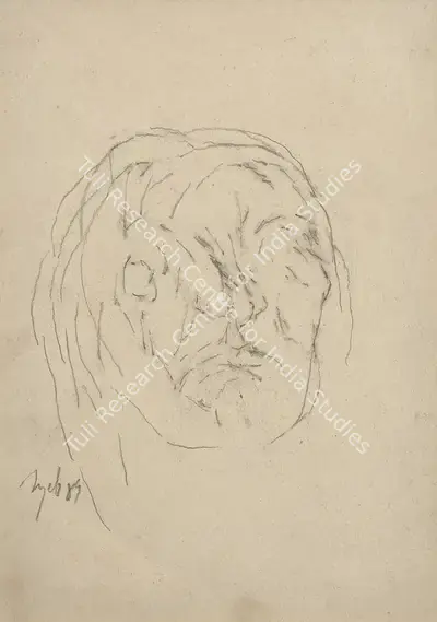 Tyeb Mehta (Artist), Untitled, 1989, Drawing