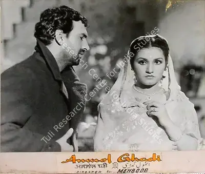 Faredoon A. Irani (Cinematographer), Anmol Ghadi, 1946, Lobby Card