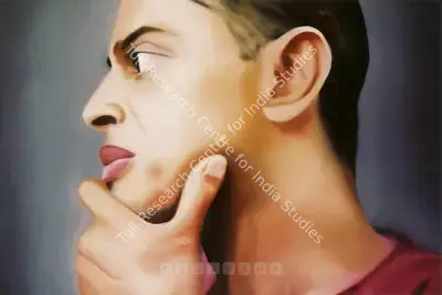 Riyas Komu (Artist), Rebellious Fun, 2005, Painting