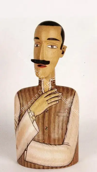Jagdish Chander (Artist), Sitting MLA, 1999, Sculpture