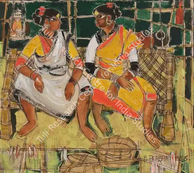 B. Prabha (Artist), Untitled, 1956, Painting