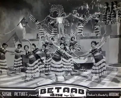 Harbans (Producer), Betaab, 1952, Lobby Card