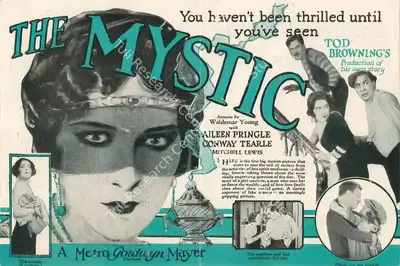 Thalberg, Irving (Producer), The Mystic, 1925 | Handbill | CinemaEducation | 00795144