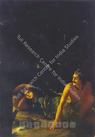 Raja Ravi Varma (Artist), Nala And Damayanti, Painting