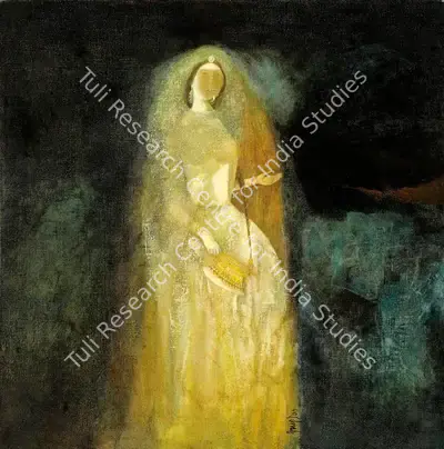 Arup Das (Artist), Untitled (Princess), 1981, Painting