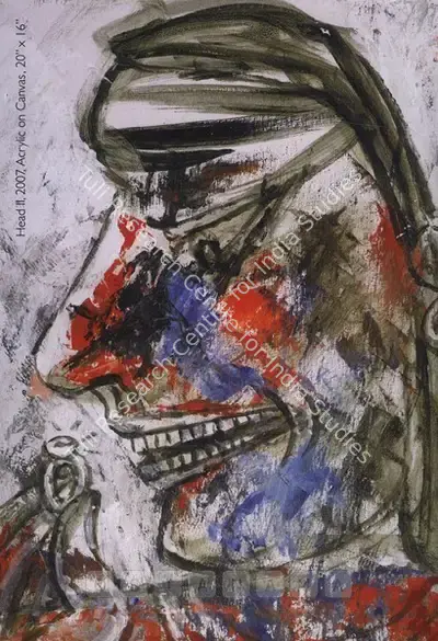 Paritosh Sen (Artist), Paritosh Sen at 88, 2008, Solo Exhibition Invitation