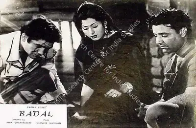 Amiya Chakravarty (Director), Badal, 1951, Lobby Card