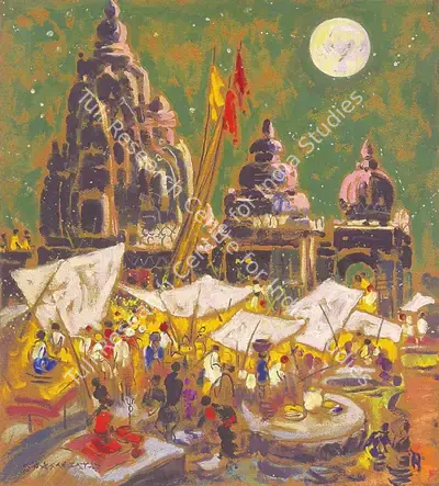 A.A. Almelkar (Artist), Untitled, 1962, Painting