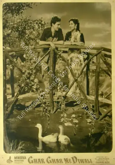 Sohrab Modi (Producer), Ghar Ghar Me Diwali, 1955, Lobby Card