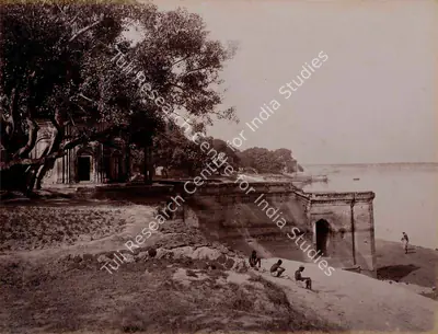 Samuel Bourne (Photographer), Suttee Chowra Ghat, Scene of the mutiny, Cawnpore, 1865, Antiquarian Photograph