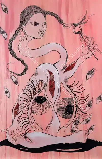Chitra Ganesh (Artist), Untitled, Painting