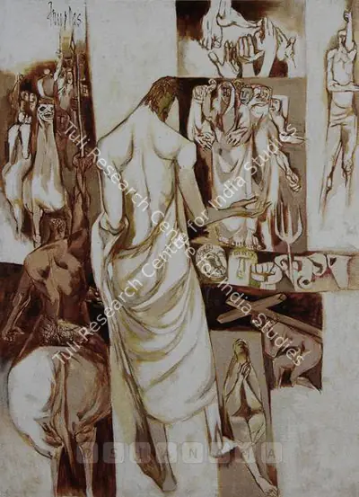 Arup Das (Artist), Untitled, Painting