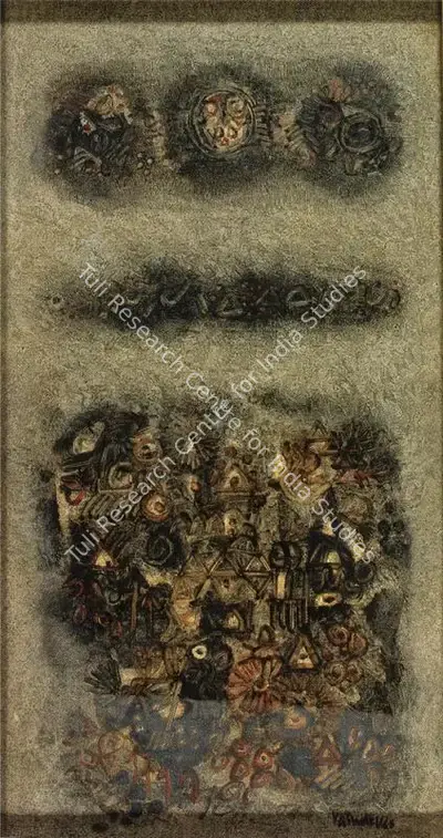 S.G. Vasudev (Artist), Fantasy, 1968, Painting