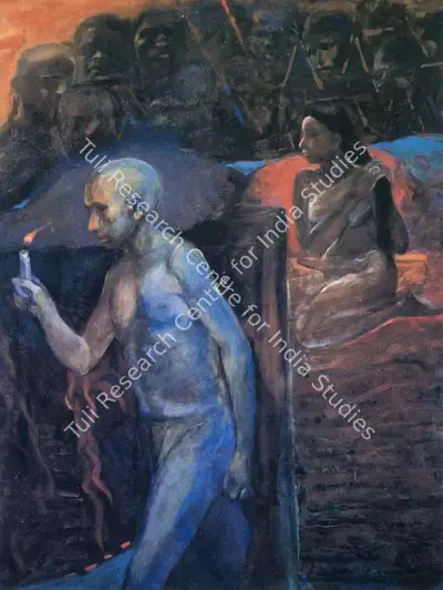 Anupam Sud (Artist), Whispering Winds, 1992, Painting