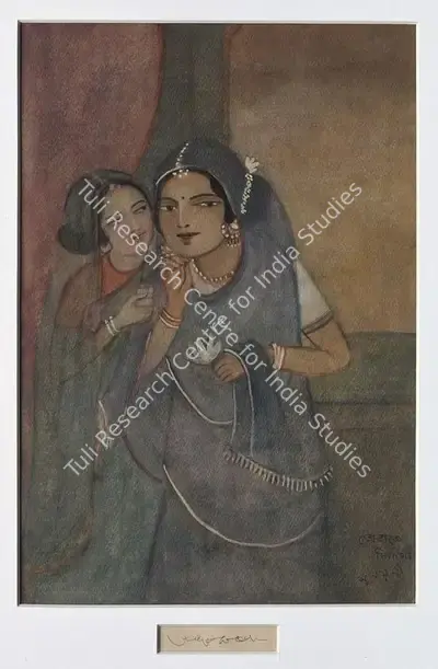 Sunayani Devi (Artist), Untitled (Dui Sakhee), Painting