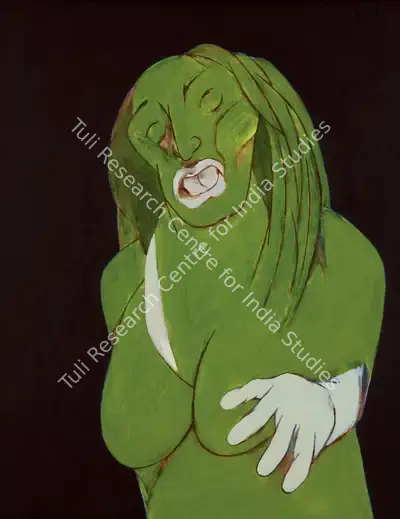 Tyeb Mehta (Artist), Untitled (Kali), 1998, Painting