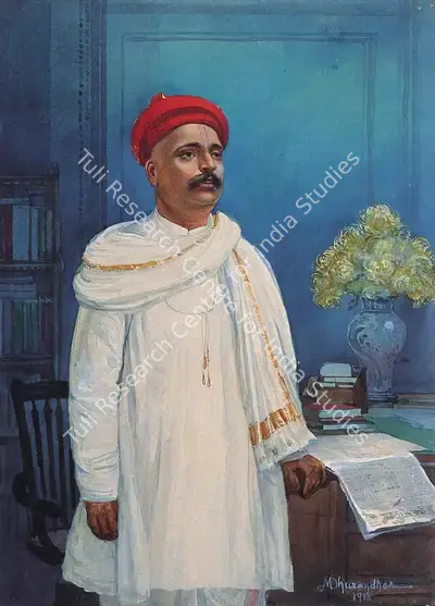 M.V. Dhurandhar (Artist), Lokamanya Bal Gangadhar Tilak: Father of the Indian Revolution, 1918, Painting