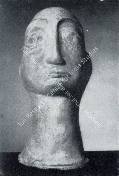 S. Dhanapal (Artist), The Head, 1958, Sculpture