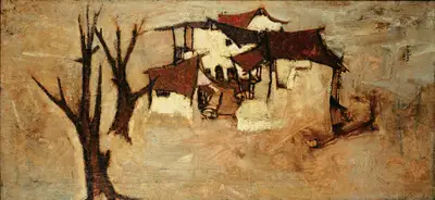 B. Prabha (Artist), Untitled, 1962, Painting