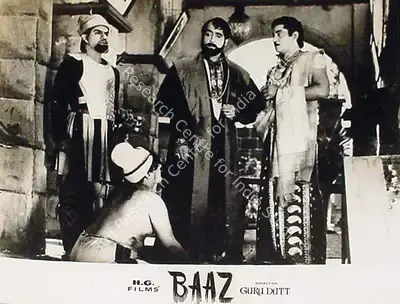 V.K. Murthy (Cinematographer), Baaz, 1953, Lobby Card