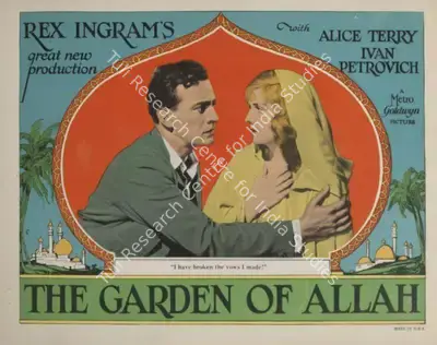 Rex Ingram (Producer), The Garden of Allah, 1927, Lobby card
