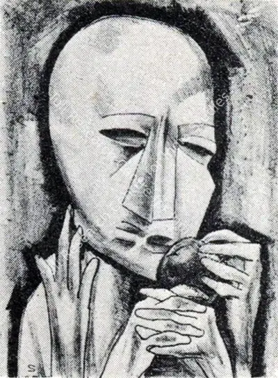 Somnath Hore (Artist), Somnath Hore, 1979, Graphic Art