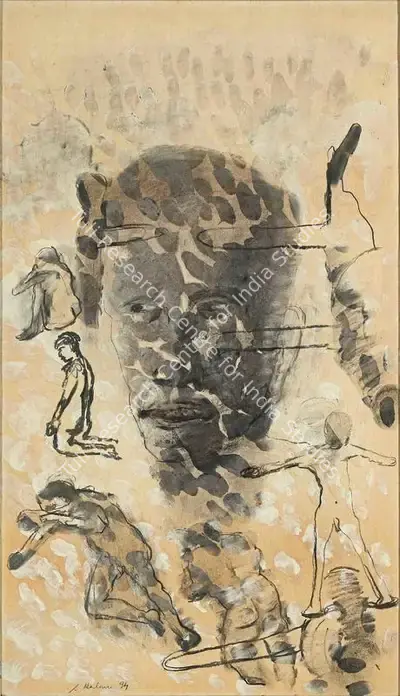 Nalini Malani (Artist), Untitled, 1994, Painting