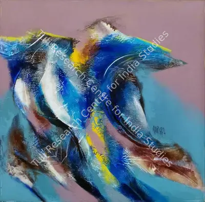 Gopal S. Adivrekar (Artist), Untitled (Abstract composition), Painting