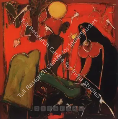 Dhiraj Choudhury (Artist), Dhiraj Choudhury, 2002, Solo Exhibition Invitation