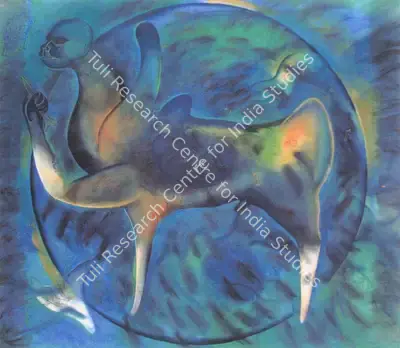 G.M. Sheikh (Artist), Predator II, 2002, Painting