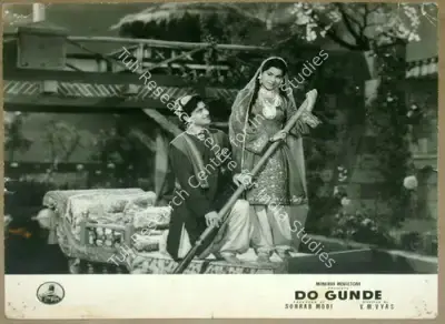 Sohrab Modi (Producer), Do Gunde, 1959, Lobby Card