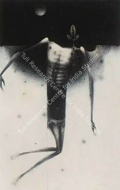 Suhas Roy (Artist), Descent, 1971, Painting