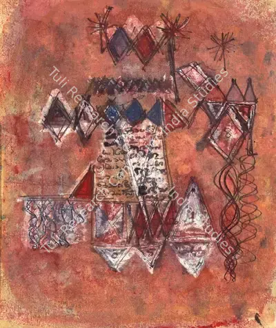 Akkitham Narayanan (Artist), Untitled, 1969, Painting