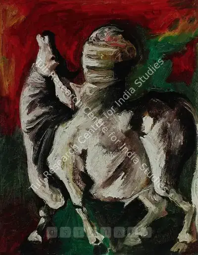 B. Vithal (Artist), Bull, Painting