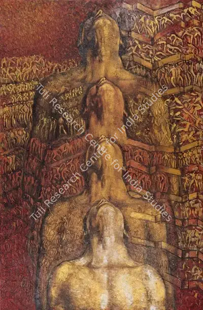 Meena Deora (Artist), Perennial Man, 2000, Painting