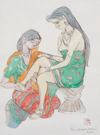 A. Ramachandran (Artist), Untitled, 2000, Painting