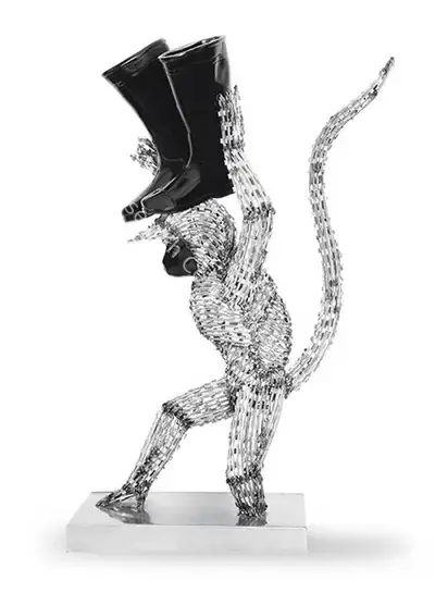 Lakshman Rao Kotturu (Artist), Protection For Protector, Sculpture