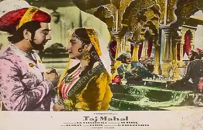 A.K. Nadiadwala (Producer), Taj Mahal, 1963, Lobby Card