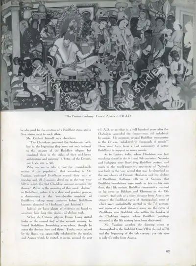 Charles Fabri (Essayist), Frescose of Ajanta, 1955, Essay