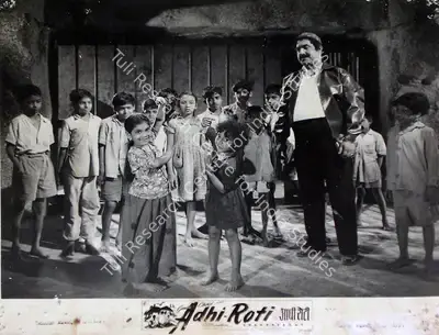 Vallabh Chokshi (Producer), Adhi Roti, 1957, Lobby Card