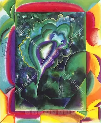 G.M. Sheikh (Artist), Untitled, 1997, Painting