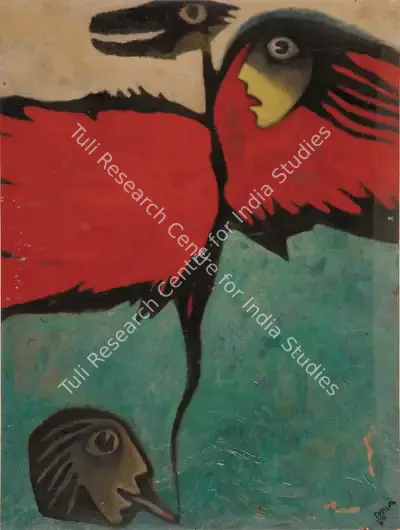 Prokash Karmakar (Artist), Untitled, 1970, Painting