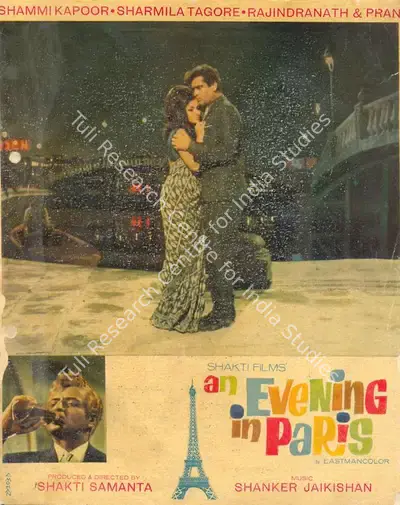 Shakti Samanta (Producer), Evening In Paris, An, 1967, Song-Synopsis Booklet