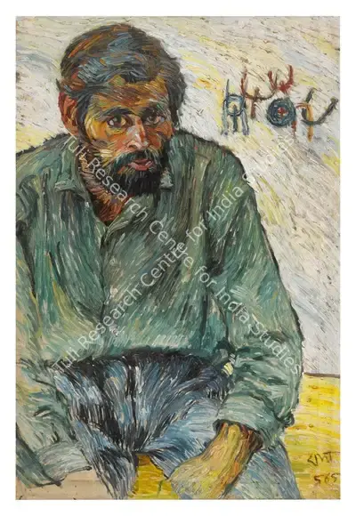 Rameshwar Broota (Artist), Portrait of an Artist I, 1965, Painting