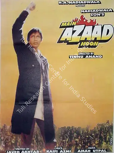 Tinnu Anand (Director), Main Azaad Hoon, 1989, Full Sheet Poster