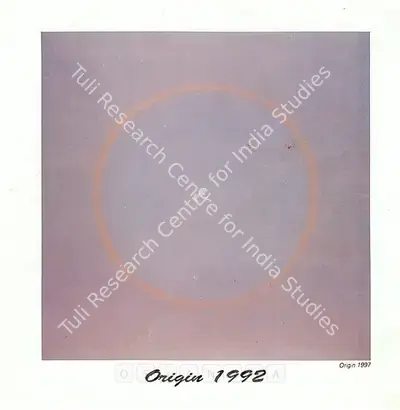 Shobha Broota (Artist), Origin 1992, 1992, Solo Exhibition Catalogue